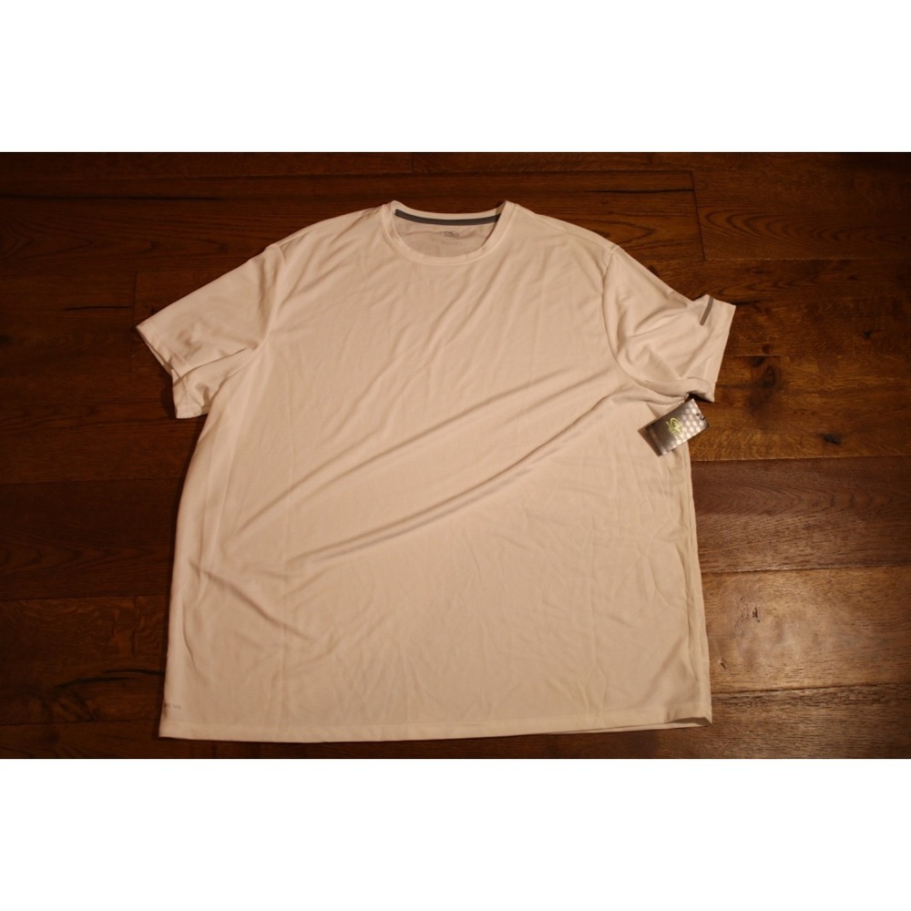 White Dry Fit Performance TShirt Mens size 3XL